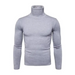 Men’s solid colour long sleeve turtleneck sweater top Nexellus