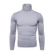 Men’s solid colour long sleeve turtleneck sweater top Nexellus