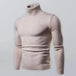 Men’s solid colour long sleeve turtleneck sweater top Nexellus