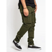 Men's solid colour multi-pocket casual cargo pants Nexellus