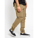 Men's solid colour multi-pocket casual cargo pants Nexellus