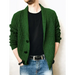 Men's solid colour single breasted casual knit cardigan Nexellus