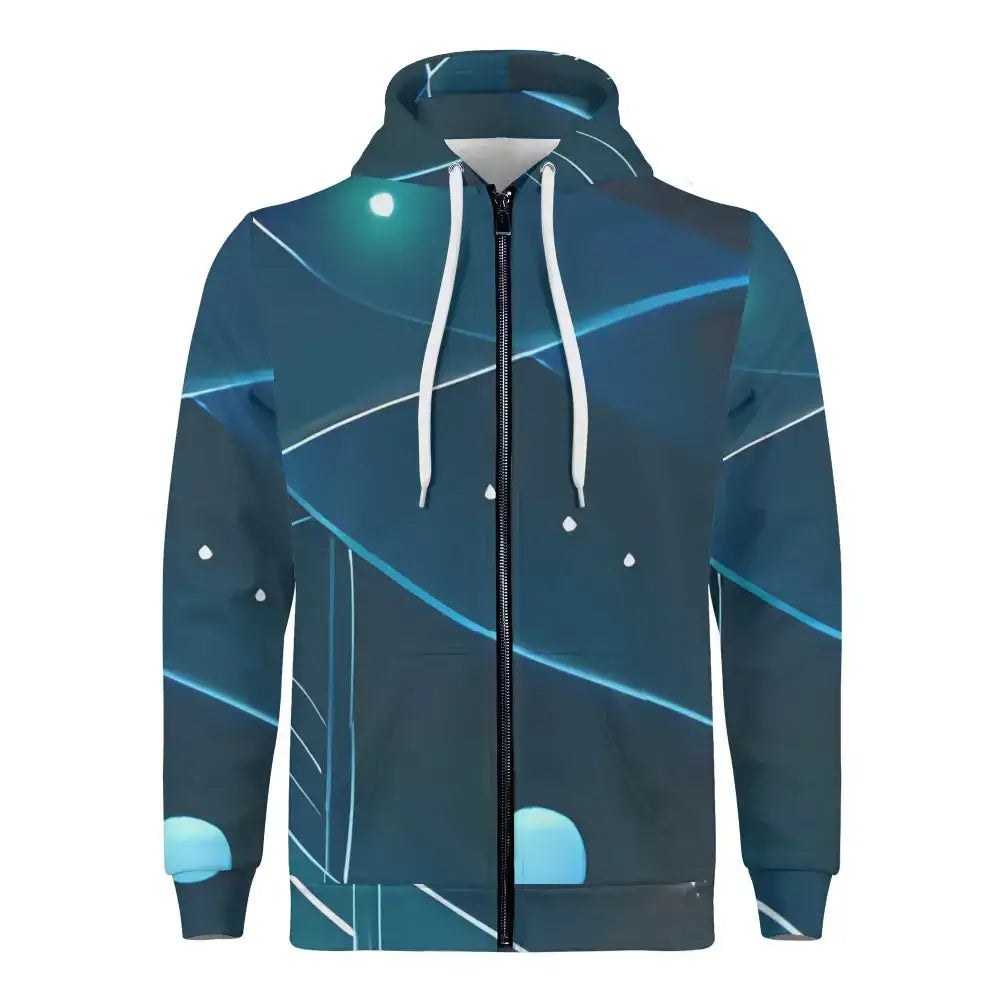 Mens spiral zip hoodie Nexellus