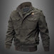 Men's Stand Collar Cotton Wash Plush Coat: Thickened Casual Jacket Nexellus