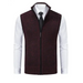 Men's stand collar sleeveless knitted casual thickened lining vest Nexellus