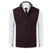 Men's stand collar sleeveless knitted casual thickened lining vest Nexellus