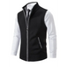 Men's stand collar sleeveless knitted casual thickened lining vest Nexellus