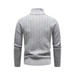 Men's stand collar zipper half cardigan sweater Nexellus