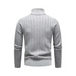 Men's stand collar zipper half cardigan sweater Nexellus