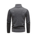 Men's stand-up collar thickened patchwork half-zip lapel sweater Nexellus