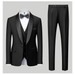 Men's Suit Set Green Fruit Collar Stage Suit Nexellus