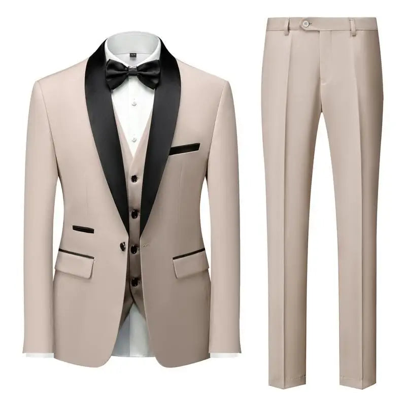 Men's Suit Set Green Fruit Collar Stage Suit Nexellus