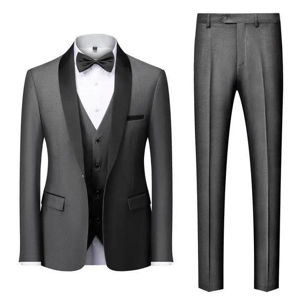 Men's Suit Set Green Fruit Collar Stage Suit Nexellus