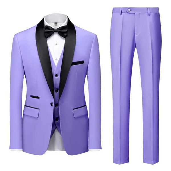 Men's Suit Set Green Fruit Collar Stage Suit Nexellus