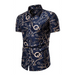 Men's summer fashion short sleeve printed shirt Nexellus