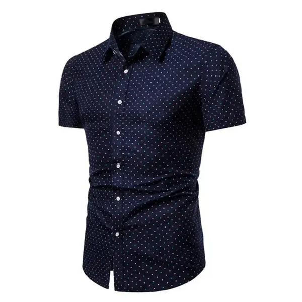 Men's summer fashion short sleeve printed shirt Nexellus