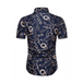 Men's summer fashion short sleeve printed shirt Nexellus