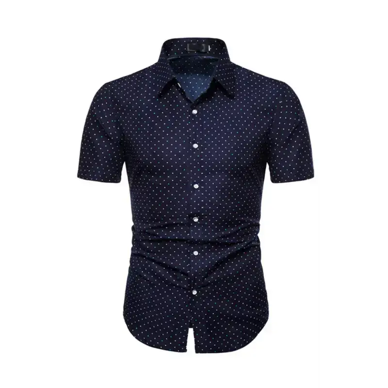 Men's summer fashion short sleeve printed shirt Nexellus