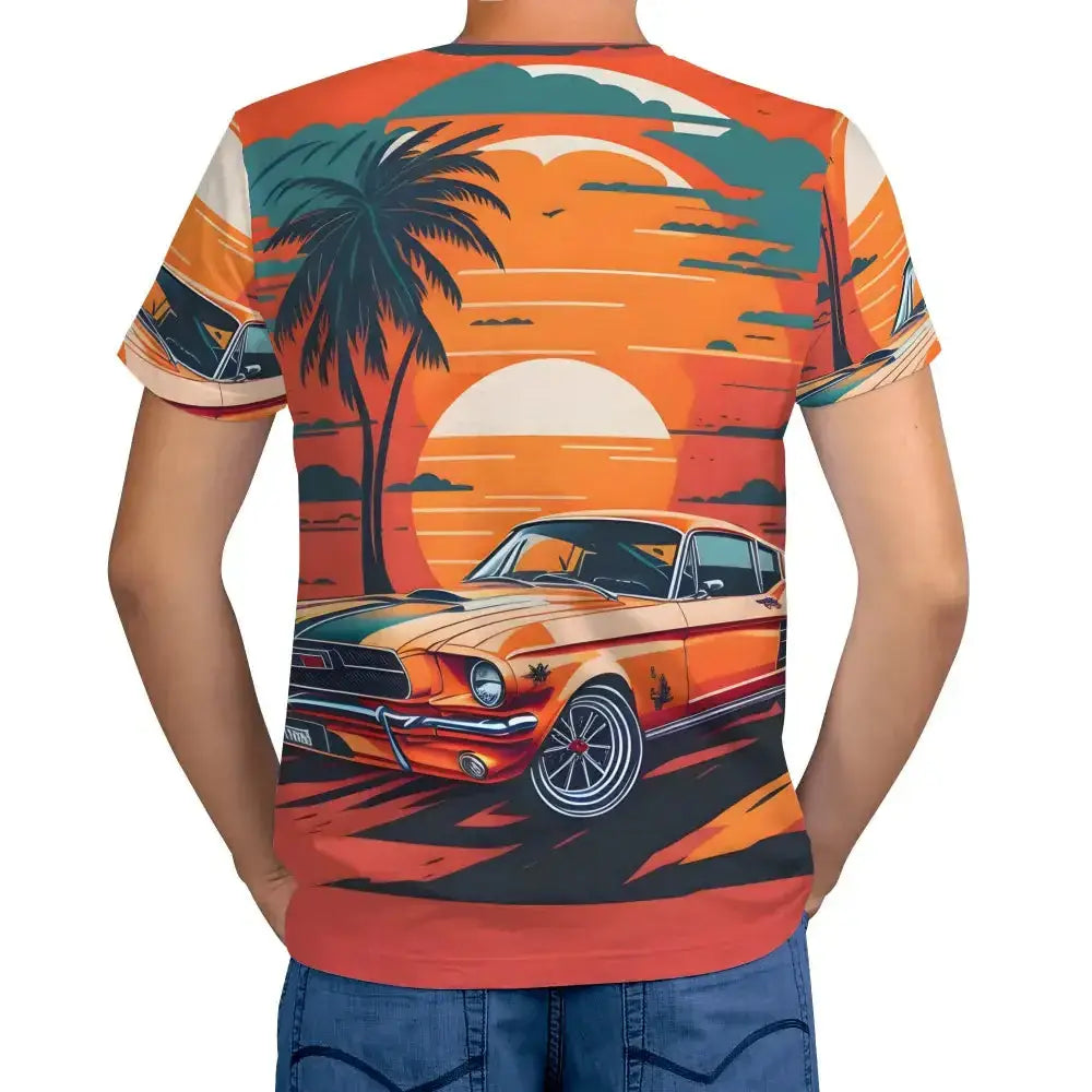 Mens sunset ride t-shirt Nexellus