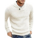 Men's sweater lapel button pullover sweater Nexellus