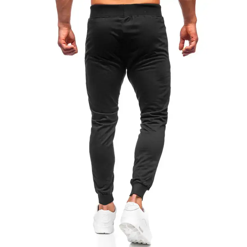 Men's sweatpants contrasting color pocket straight casual pants Nexellus