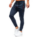 Men's sweatpants contrasting color pocket straight casual pants Nexellus