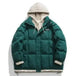 Men's tide thickened hooded cotton jacket coat Nexellus