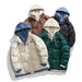 Men's tide thickened hooded cotton jacket coat Nexellus