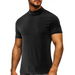 Men's turtleneck all-match bottoming short-sleeved t-shirt Nexellus