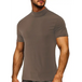 Men's turtleneck all-match bottoming short-sleeved t-shirt Nexellus