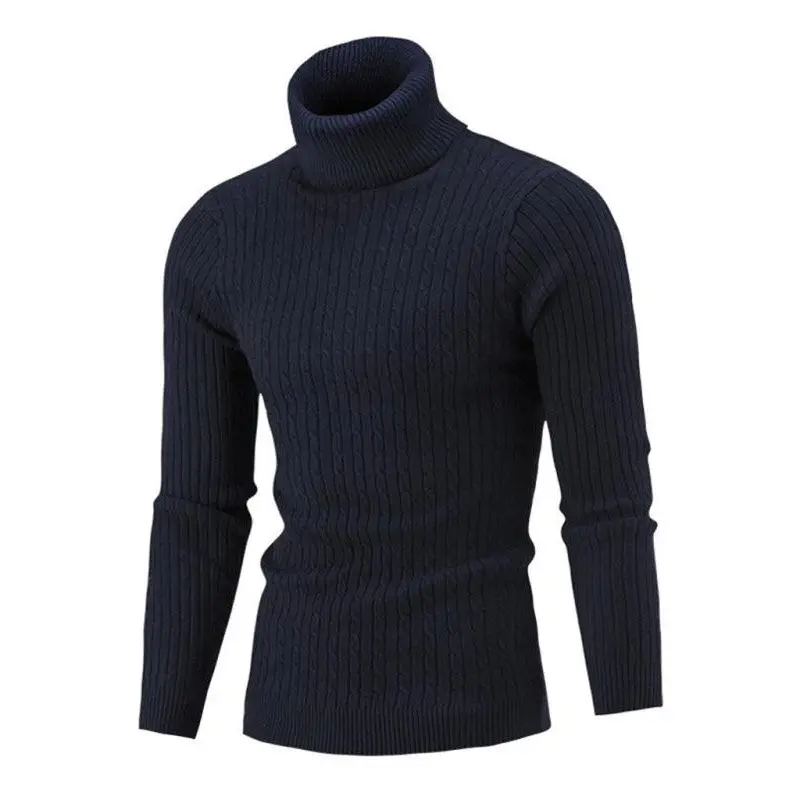 Men's turtleneck casual tight stretch sweater Nexellus