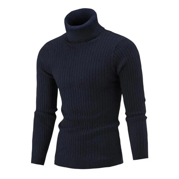 Men's turtleneck casual tight stretch sweater Nexellus