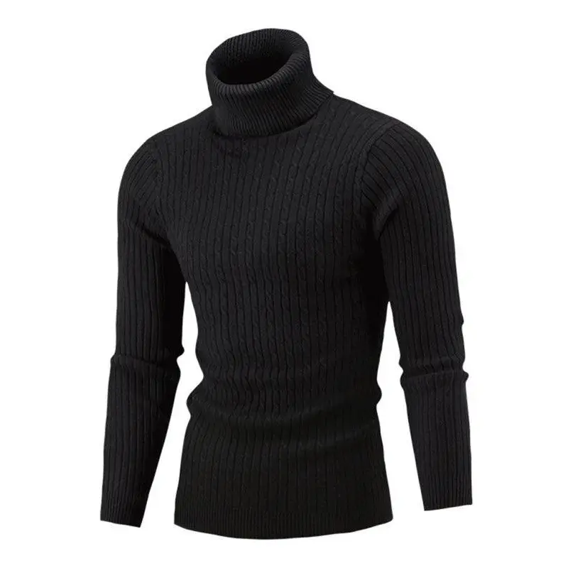 Men's turtleneck casual tight stretch sweater Nexellus