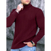 Men's turtleneck casual tight stretch sweater Nexellus