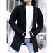 Men's turtleneck long sleeve knitted sweater cardigan Nexellus