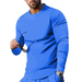 Men's Two-piece Set Round Neck Long Sleeve T-Shirt Trousers Casual Sports Suit Nexellus