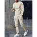 Men's Two-piece Set Round Neck Long Sleeve T-Shirt Trousers Casual Sports Suit Nexellus