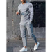 Men's Two-piece Set Round Neck Long Sleeve T-Shirt Trousers Casual Sports Suit Nexellus