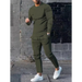 Men's Two-piece Set Round Neck Long Sleeve T-Shirt Trousers Casual Sports Suit Nexellus