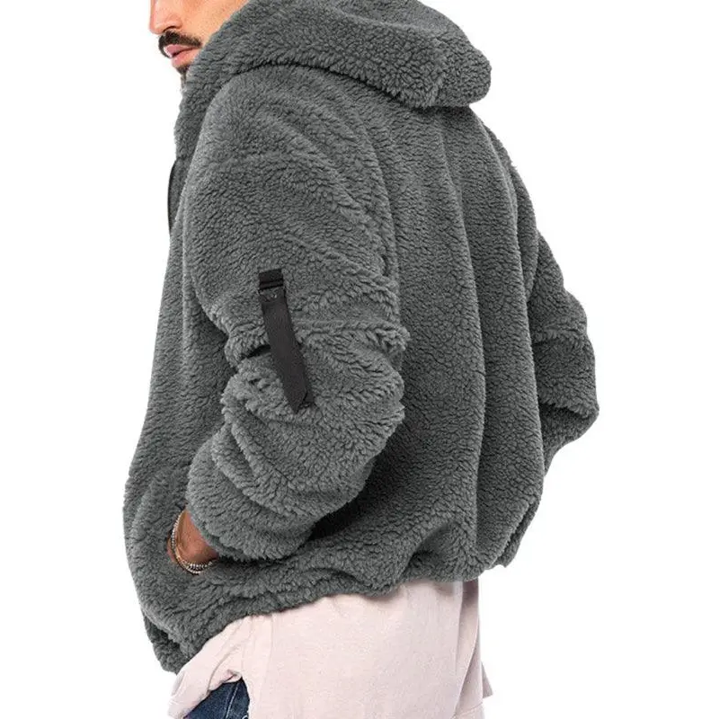 Men's warm jacket, loose hooded casual jacket Nexellus