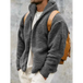 Men's warm jacket, loose hooded casual jacket Nexellus