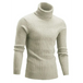 Men's warm turtleneck casual slim fit fall winter knitted pullover Nexellus