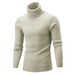 Men's warm turtleneck casual slim fit fall winter knitted pullover Nexellus