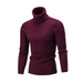 Men's warm turtleneck casual slim fit fall winter knitted pullover Nexellus