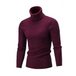 Men's warm turtleneck casual slim fit fall winter knitted pullover Nexellus