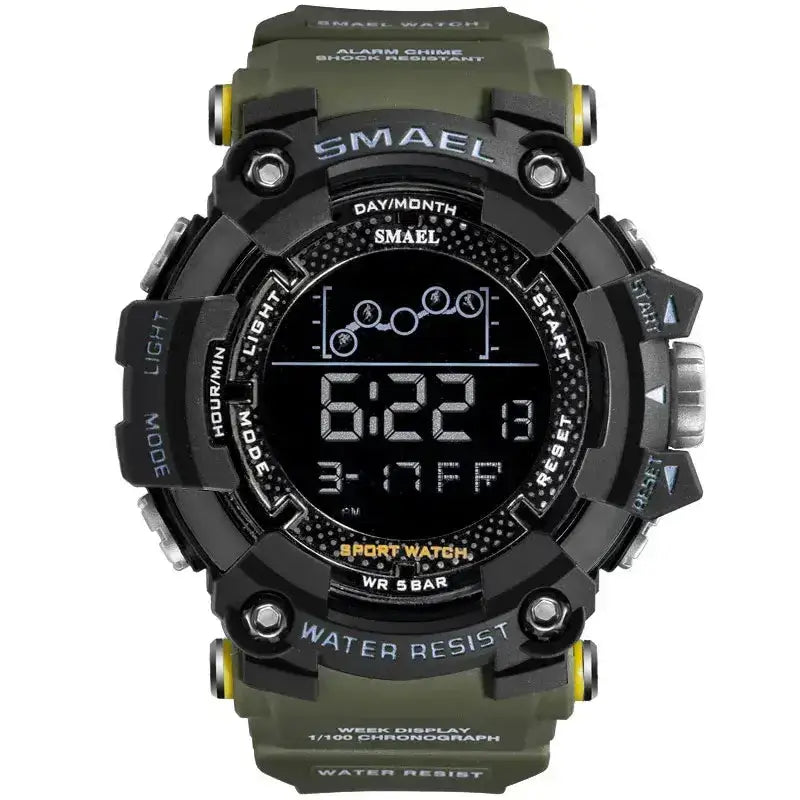 Mens watch military water resistant smael sport watch army led digital Nexellus