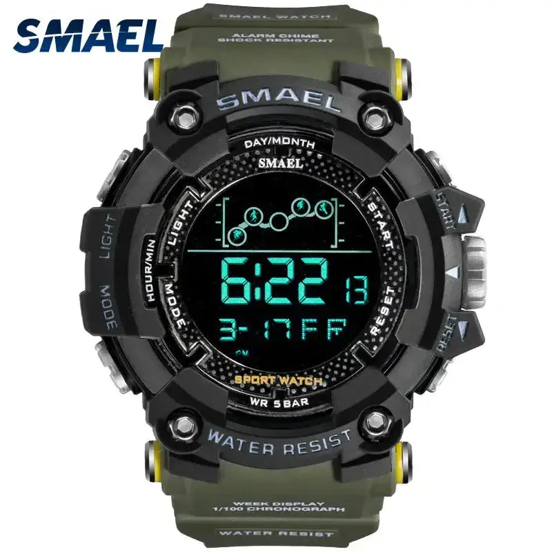 Mens watch military water resistant smael sport watch army led digital Nexellus