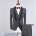 Men's Wedding Suits Shawl Collar 3-Piece Slim Fit Burgundy Suit & Royal Blue Tuxedo Jacket Nexellus