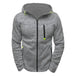 Men's Zipper Hoodies Bodybuilding Jogger Cotton Fleece Sweatshirts Nexellus