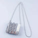 Metal sequins large capacity mobile phone crossbody chain bag diy Nexellus